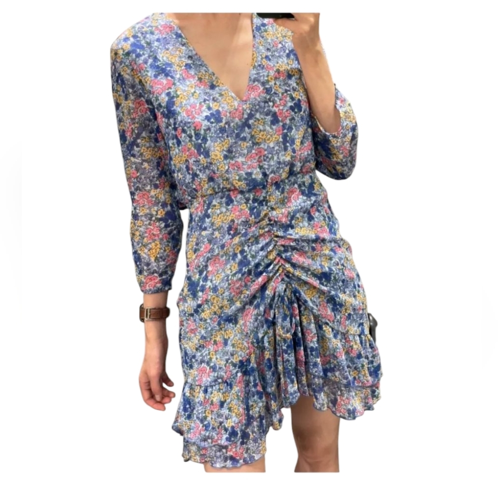 NWOT Zara Floral Dress Summer Spring Chic Delicate Trendy